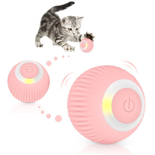 Interaktyvus savaime judantis kačių žaislas, rožinis